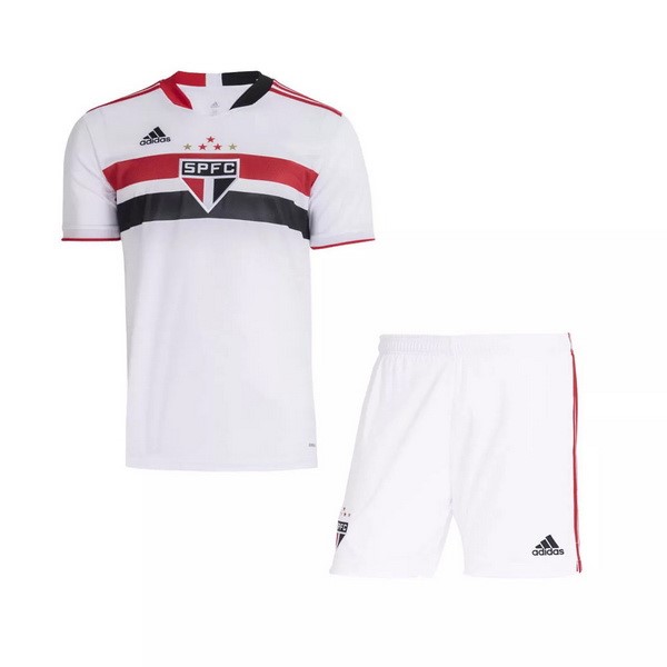 Camiseta São Paulo Niño 1st 2021-2022 Blanco